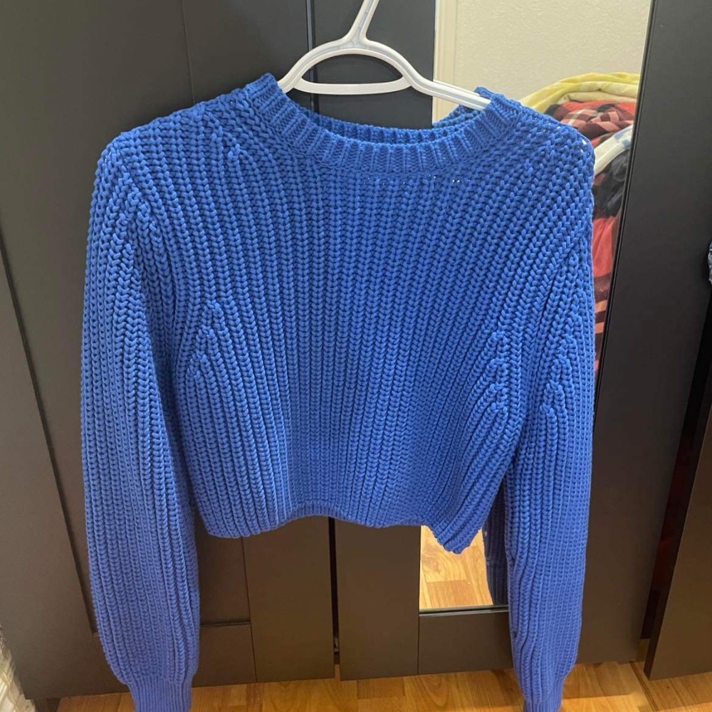 Crop sweater mango
